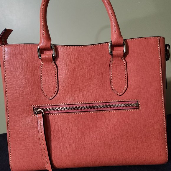 Dooney & Bourke Saffiano Top Handle Tote Bag - Picture 2 of 10